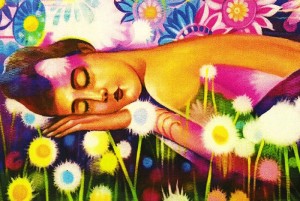 Postkarte „Schlaf der Schönen“